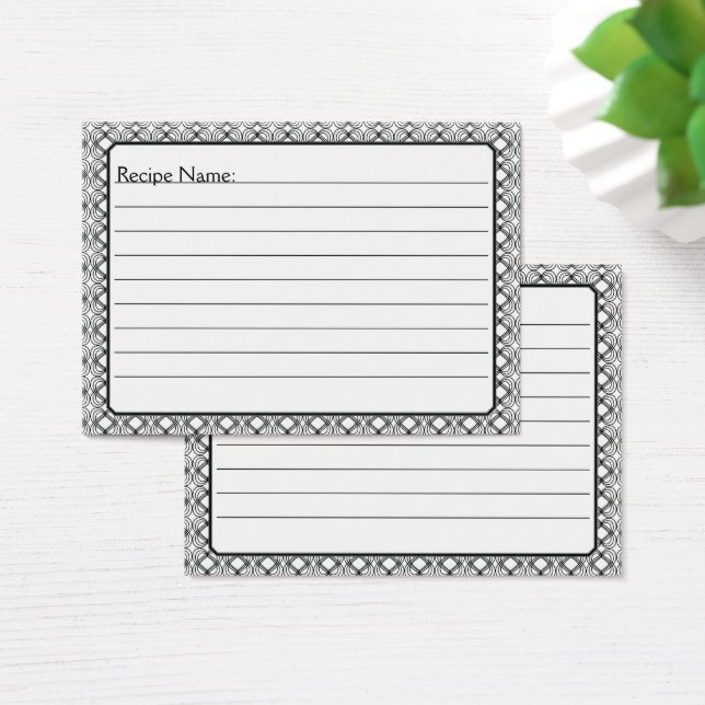 Cartes De Visite Amour papillon | Black Lace 1 personnalisée