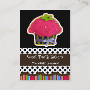 cartes de visite amusants cupcake