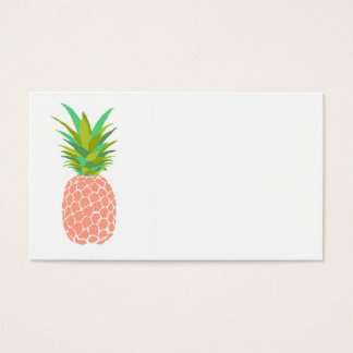 Cartes De Visite Ananas +Blanc
