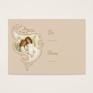 Cartes De Visite Ange de Noël