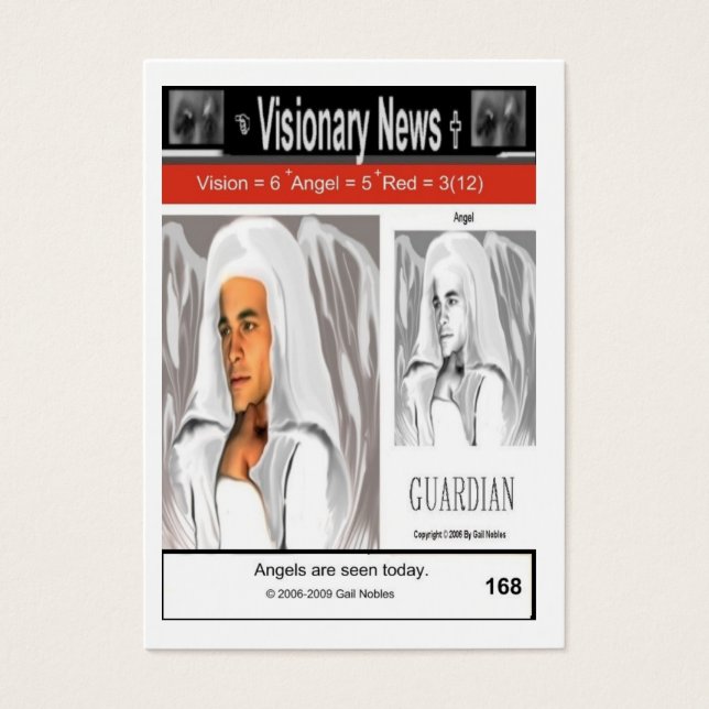 Cartes De Visite Ange gardien (Devant)