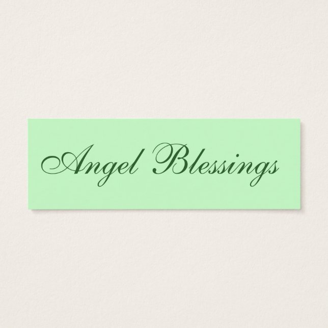 Cartes De Visite Angel Bénédictions amour note (Dos)