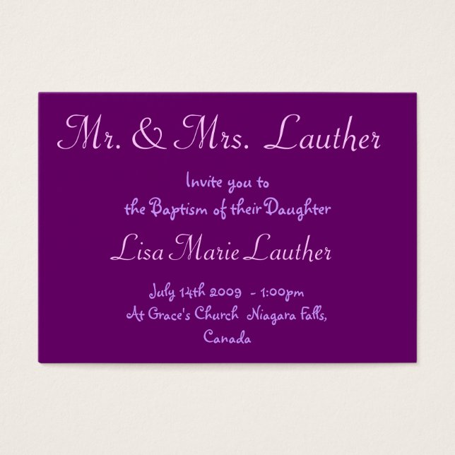 Cartes De Visite Angel Des Coeurs (Devant)