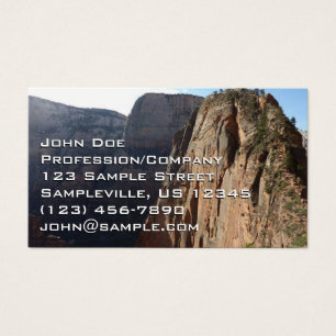 Cartes De Visite Angels Landing à Zion National Park