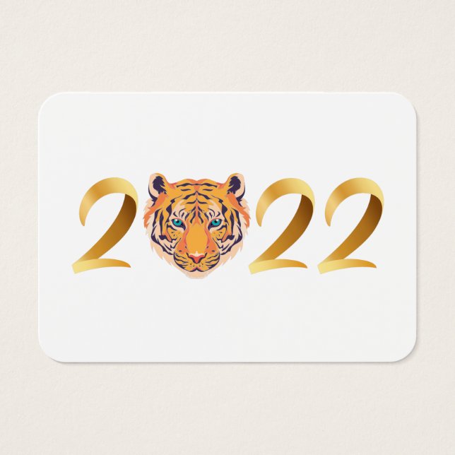 Cartes De Visite Année tigre 2022 (Devant)