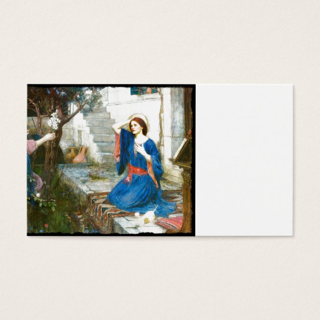 Cartes De Visite Annonciation dans le jardin (Devant)