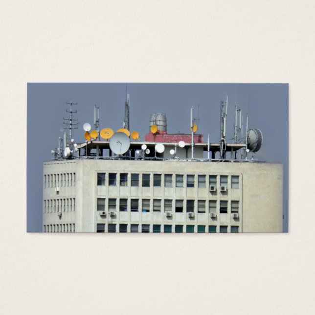 Cartes De Visite antenne de télécommunication (Devant)