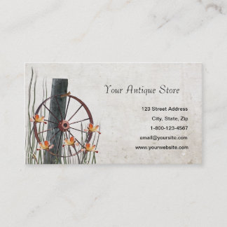 Cartes de visite antiques de roues
