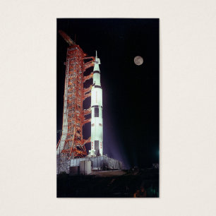 Cartes De Visite APOLLO 17 (lancement de mission de programme