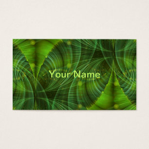 Cartes De Visite Apophyse Fractal Art I - vert