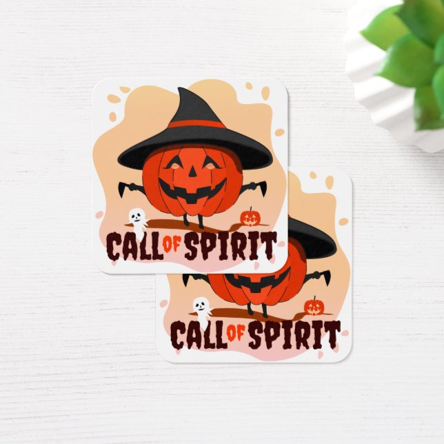 Cartes De Visite Appel de l'Esprit d'Halloween (Bureau)