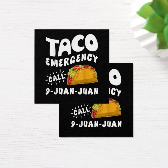 Cartes De Visite Appel d'urgence Taco 9 (Bureau)