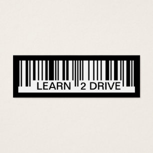 Cartes De Visite apprendre à conduire le code-barres