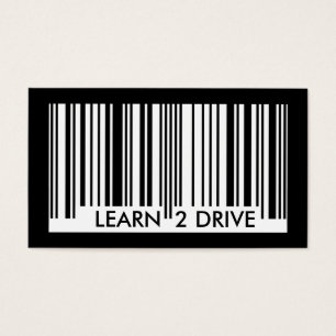 Cartes De Visite apprendre à conduire le code-barres