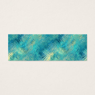 Cartes De Visite Aquamarine Blue Crystal Gel Texture