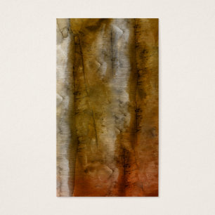 Cartes De Visite Aquarelle d'Earthtone - tons chauds Brown de la