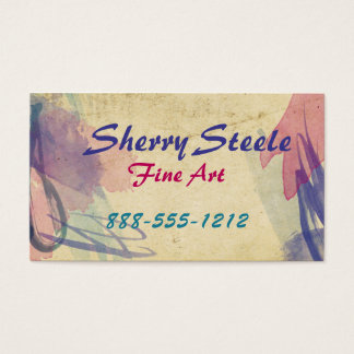Cartes De Visite Aquarelles Canvas