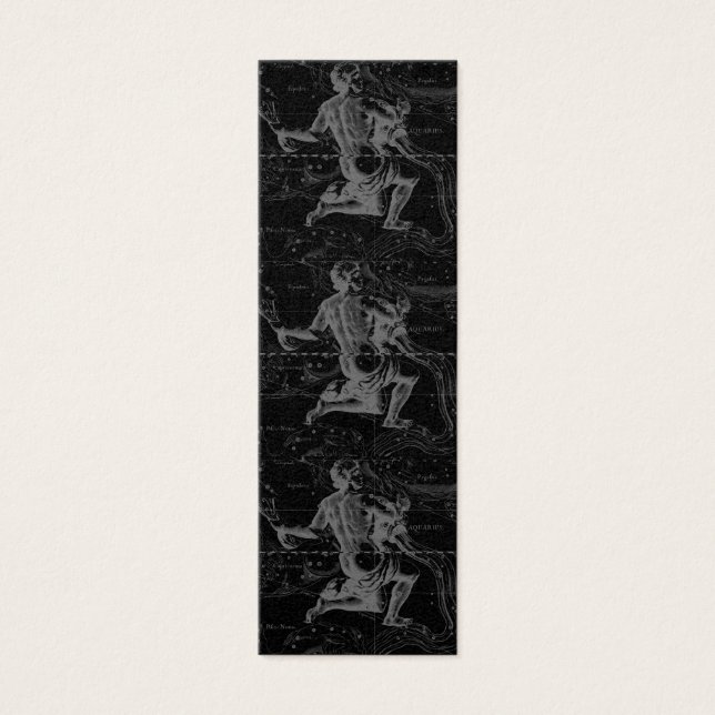 Cartes De Visite Aquarius Zodiac Constellation Hevelius 1690 (Devant)