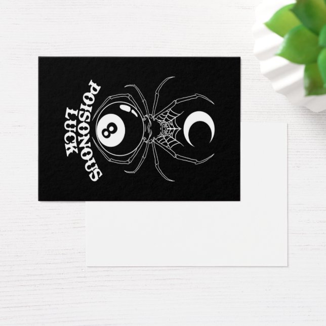 Cartes De Visite Araignée Lune Chance Poisoneuse (Bureau)