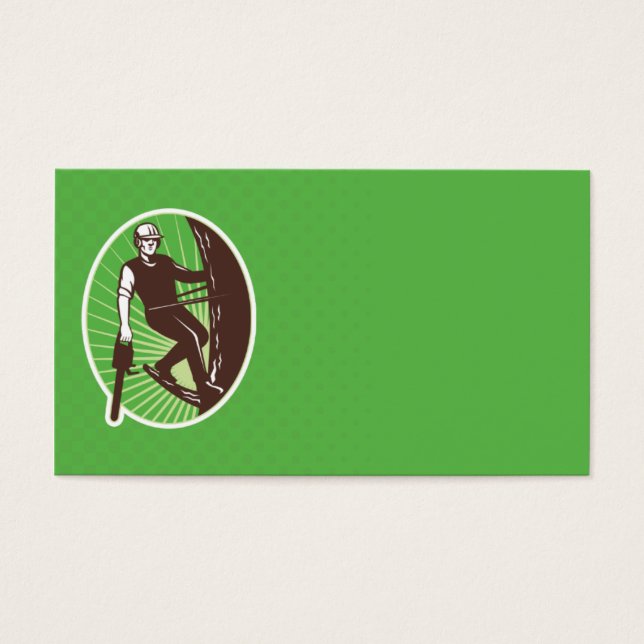 Cartes De Visite arboriste chirurgien agronome chainscie (Devant)