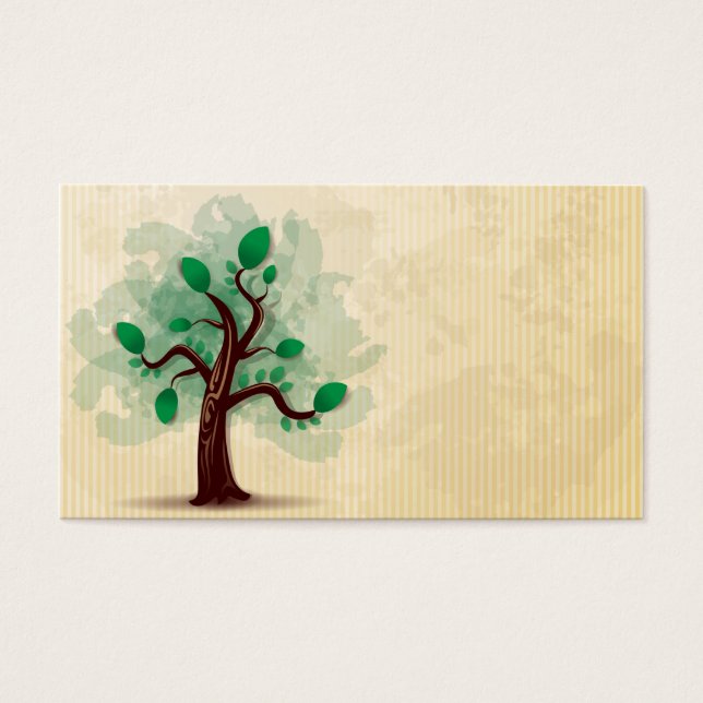 Cartes De Visite Arbre (Devant)
