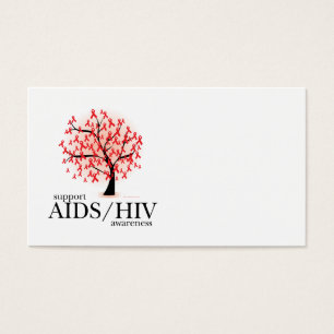Cartes De Visite Arbre d'AIDS/HIV