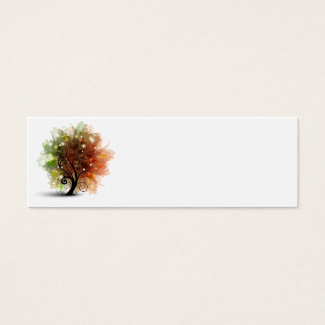 Cartes De Visite Arbre d'automne (Devant)