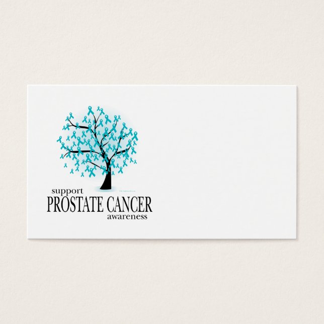 Cartes De Visite Arbre de cancer de la prostate (Devant)