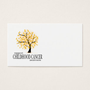 Cartes De Visite Arbre de Cancer d'enfance