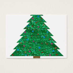 Cartes De Visite arbre de Noël