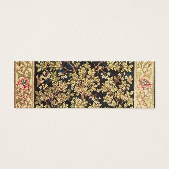 Cartes De Visite Arbre de William Morris de Pre-Raphaelite de cru (Devant)