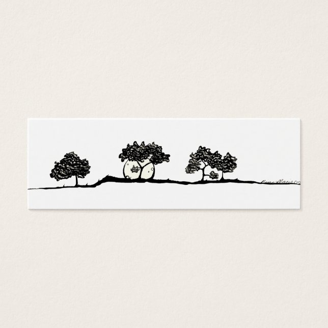 Cartes De Visite arbres (Devant)
