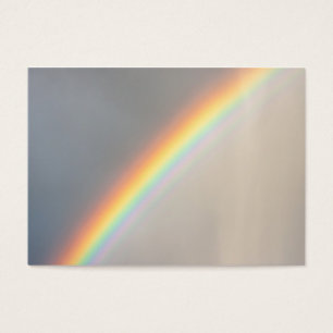 Cartes De Visite Arc-en-ciel dans la pluie