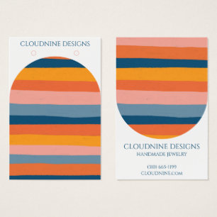 Cartes De Visite Arche Arc en arc-en-ciel Elevage collier bijoux ca