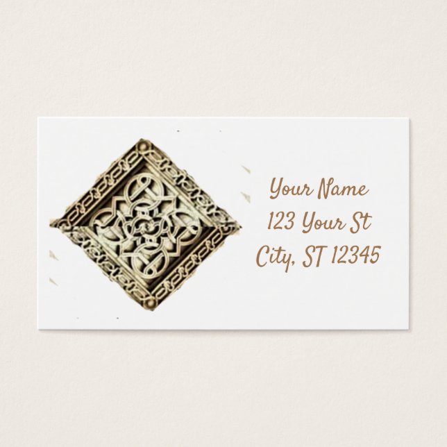 Cartes De Visite Architecture du temple islamique Thunder_Cove (Devant)