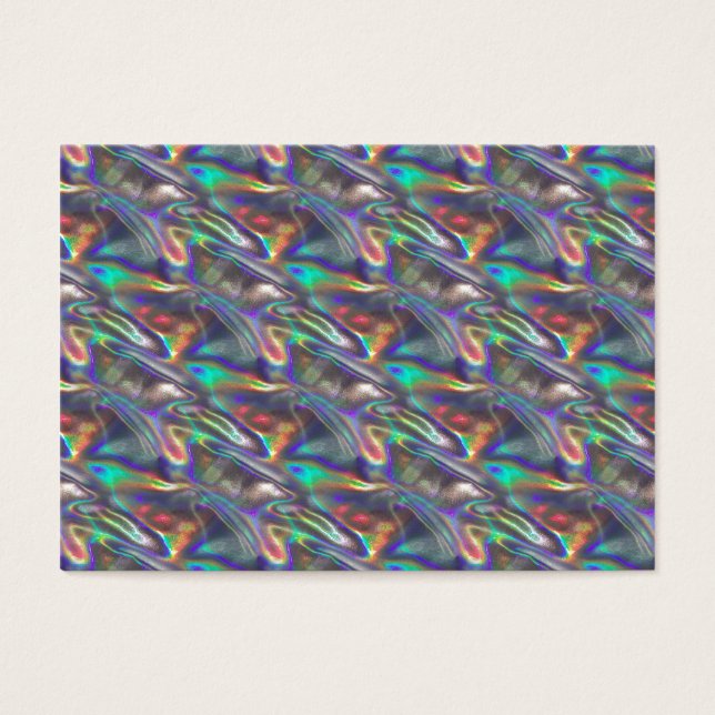 Cartes De Visite argent holographique (Devant)