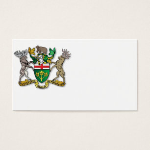 Cartes De Visite Armoiries de l'Ontario