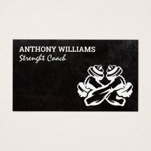 Cartes De Visite Armoiries Flexing tenant des cloches