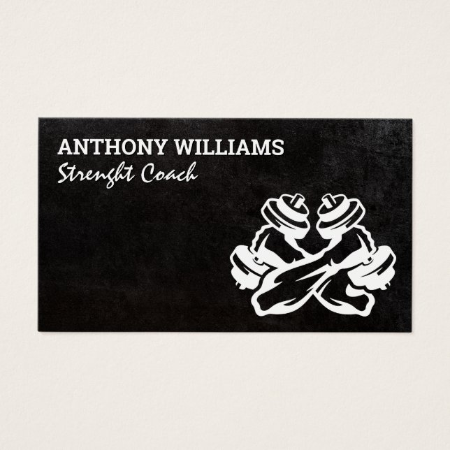 Cartes De Visite Armoiries Flexing tenant des cloches (Devant)