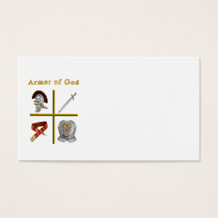 Cartes De Visite Armure de Dieu produits
