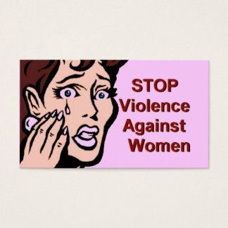 Cartes De Visite Arrêter la violence contre les femmes