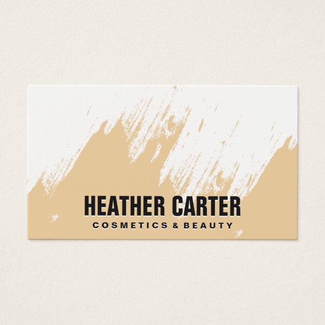 Cartes De Visite Arrière - plan brossé (Devant)