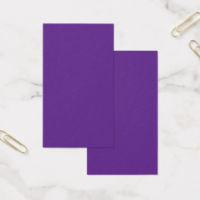 Cartes De Visite arrière - plan violet avec bordure blanche (Bureau)