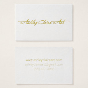 Cartes De Visite Art d'Ashley Claire