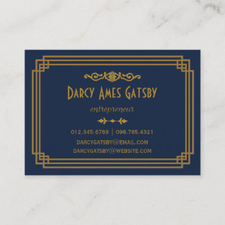 Cartes de visite Art déco