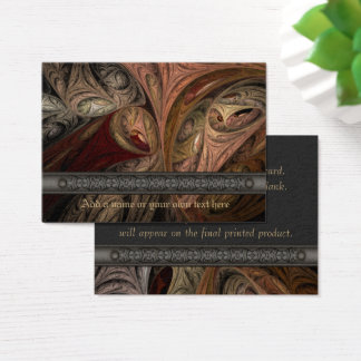 Cartes De Visite Art Fractal De Tournage D'Épice