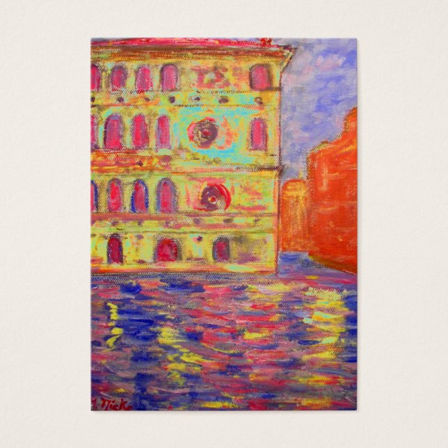 Cartes De Visite art venise italie (Devant)