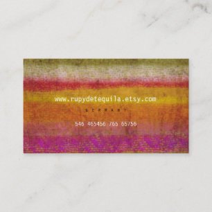 Cartes de visite artisanaux