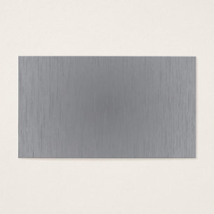 Cartes De Visite Aspect métallique argenté