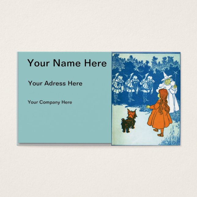 Cartes De Visite Assistant d'Oz (Devant)